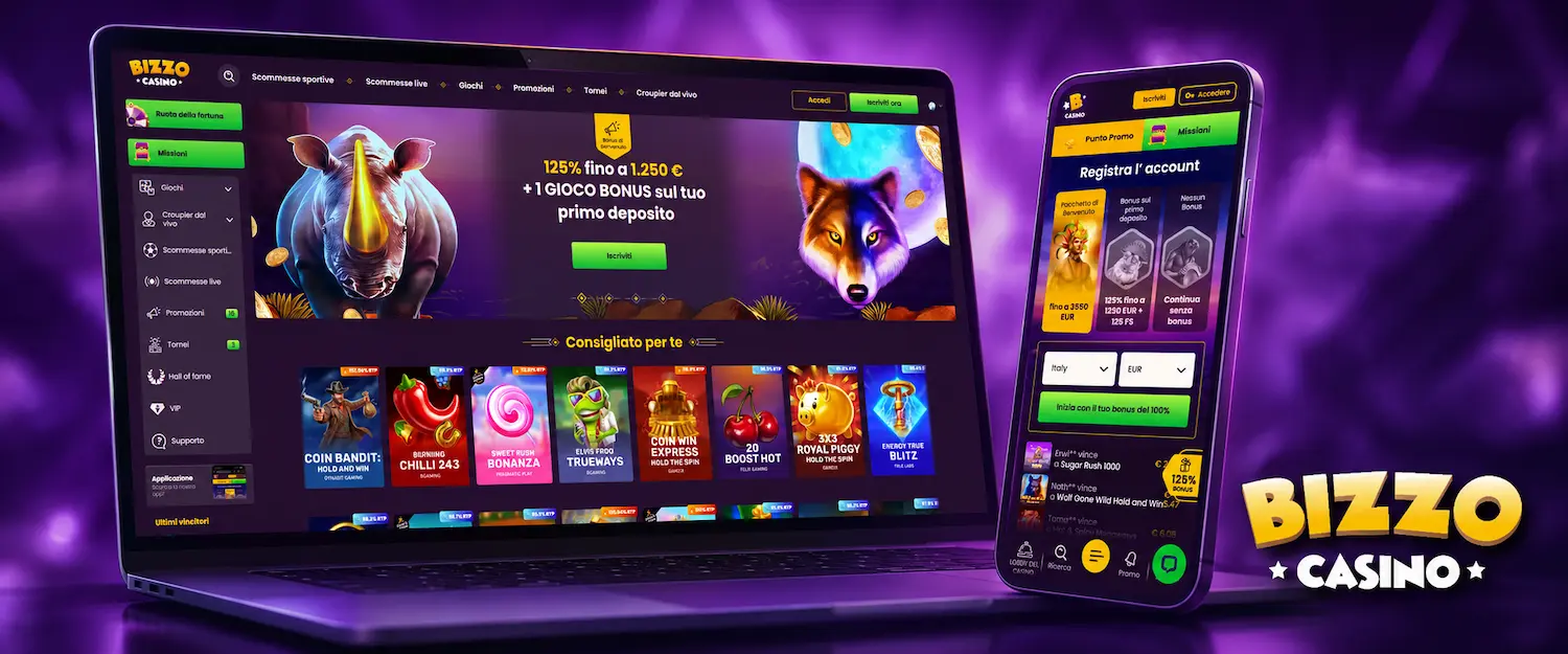 Assistenza disponibile presso Bizzo Casino